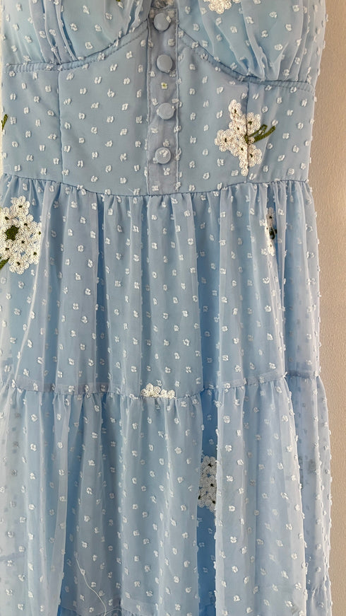 Summer Floral Maxi Long Dress
